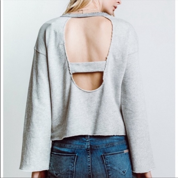 n:PHILANTHROPY Tops - Philanthropy Kona Cutout Back Sweatshirt Small